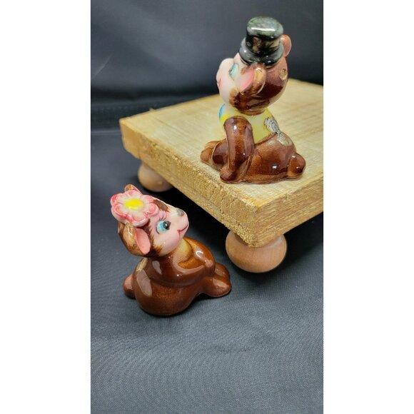 Vintage Anthropomorphic Japanese Salt and Pepper Shakers - Picture 2 of 7